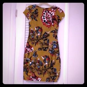 CAROLINA HERRERA Floral Sheath Dress Size 4